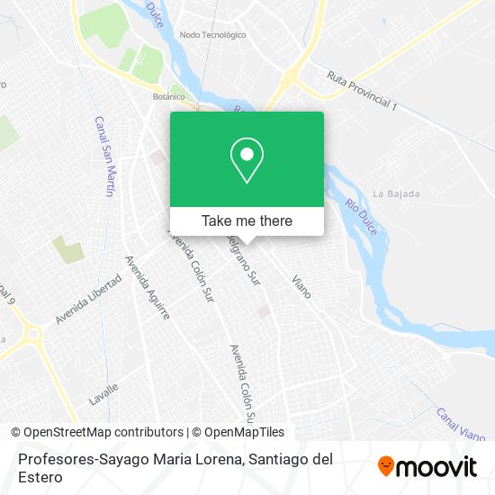 Profesores-Sayago Maria Lorena map
