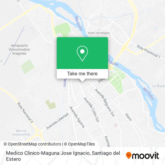 Medico Clinico-Maguna Jose Ignacio map