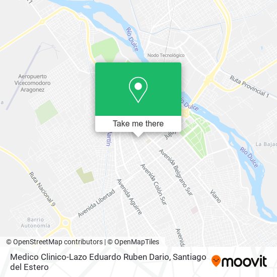 Medico Clinico-Lazo Eduardo Ruben Dario map