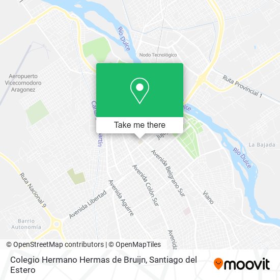Mapa de Colegio Hermano Hermas de Bruijn