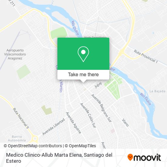 Medico Clinico-Allub Marta Elena map