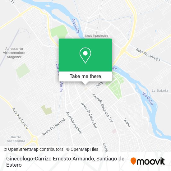 Mapa de Ginecologo-Carrizo Ernesto Armando