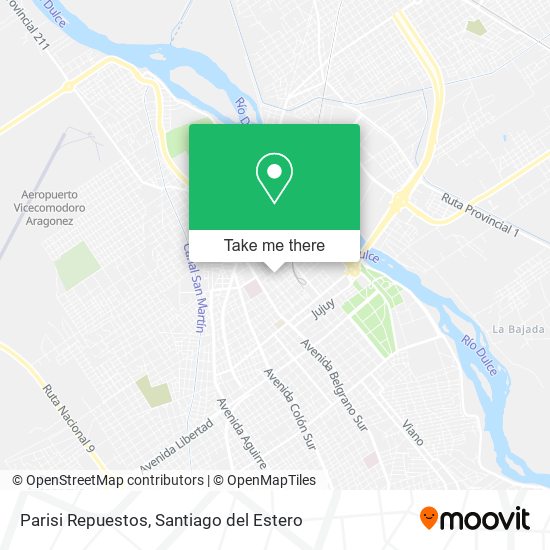 Parisi Repuestos map