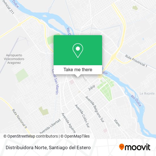 Distribuidora Norte map