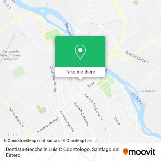 Mapa de Dentista-Gecchelin Luis C Odontologo