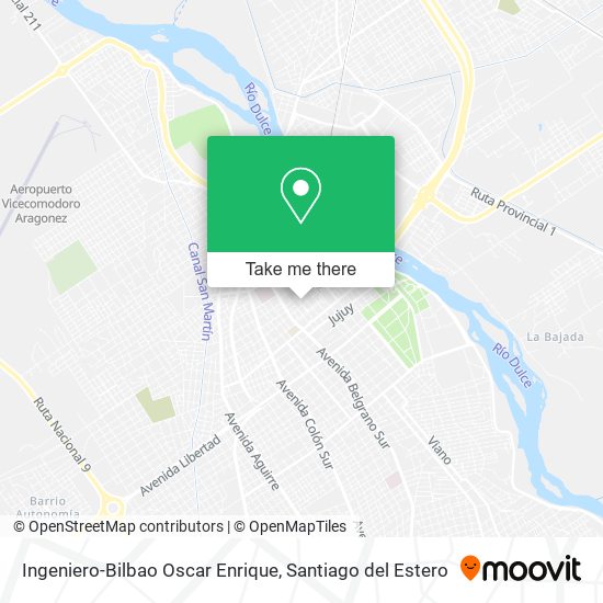 Ingeniero-Bilbao Oscar Enrique map