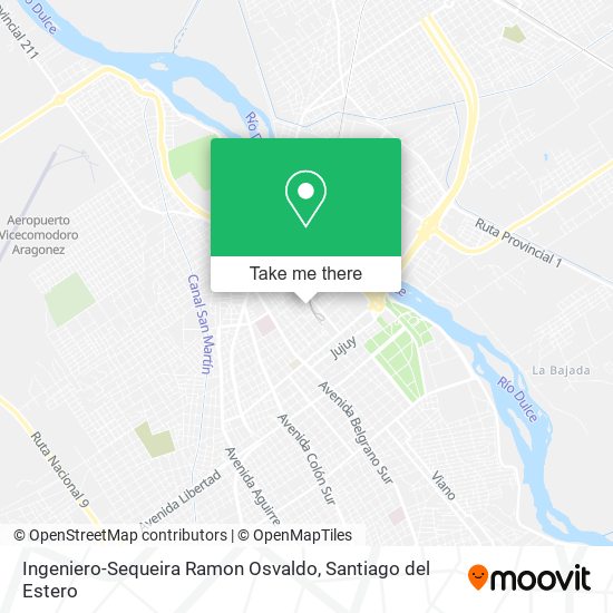 Ingeniero-Sequeira Ramon Osvaldo map