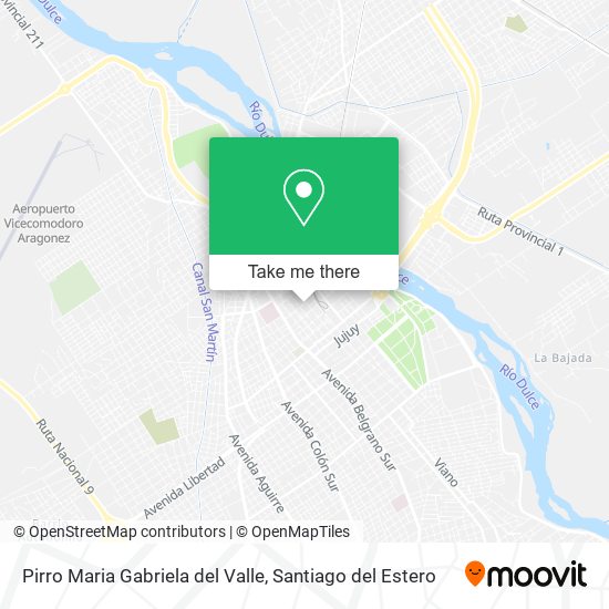 Pirro Maria Gabriela del Valle map