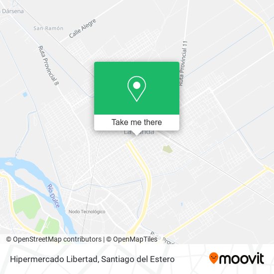 Hipermercado Libertad map