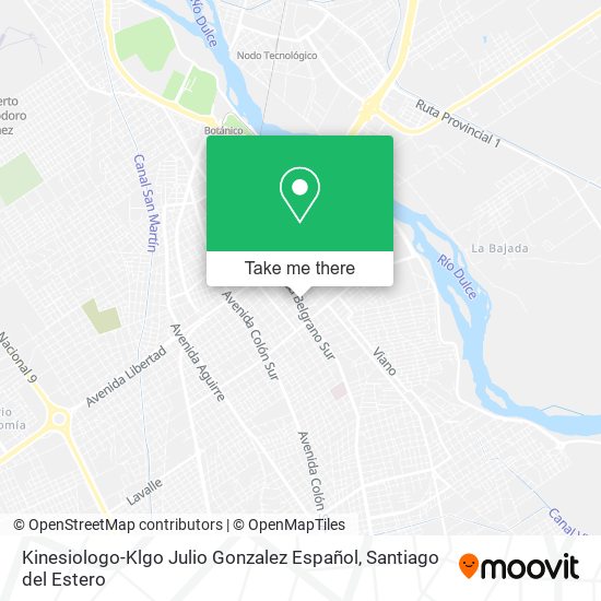 Kinesiologo-Klgo Julio Gonzalez Español map