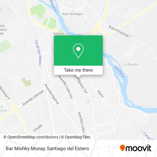 Bar Mishky Munay map