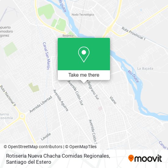 Rotisería Nueva Chacha Comidas Regionales map