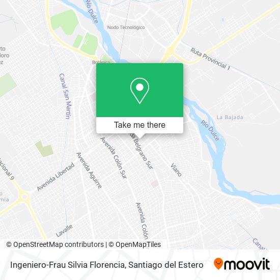 Ingeniero-Frau Silvia Florencia map