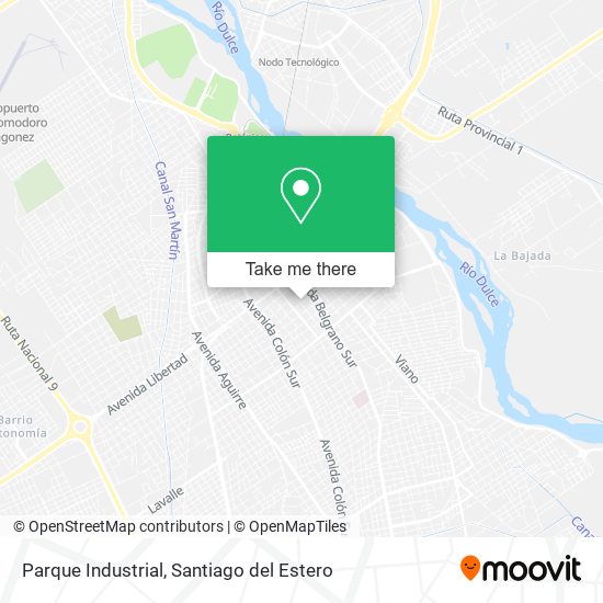 Parque Industrial map