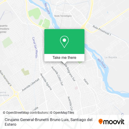 Cirujano General-Brunetti Bruno Luis map