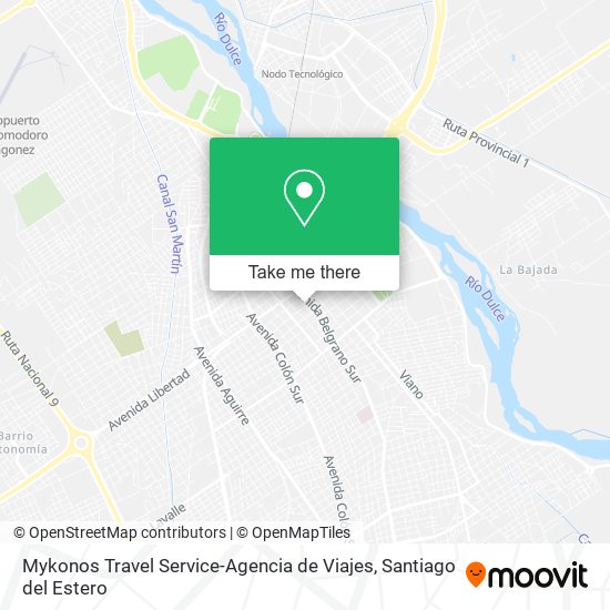 Mykonos Travel Service-Agencia de Viajes map