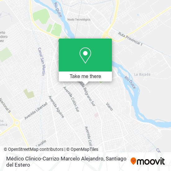 Médico Clinico-Carrizo Marcelo Alejandro map