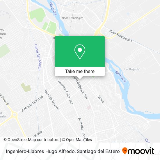 Ingeniero-Llabres Hugo Alfredo map