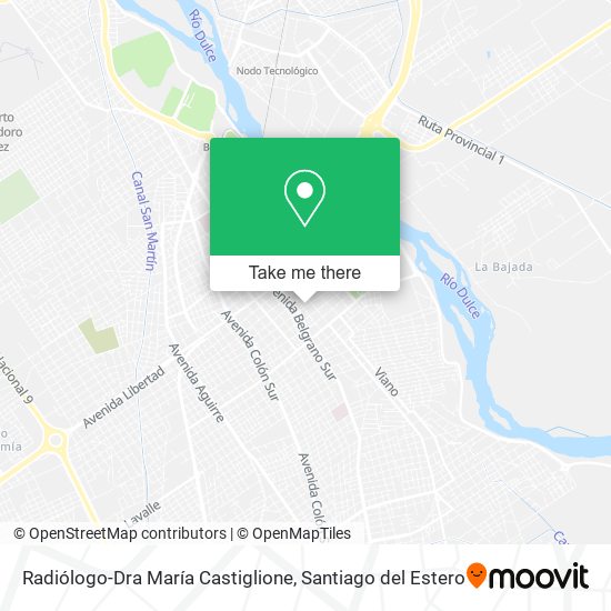 Radiólogo-Dra María Castiglione map