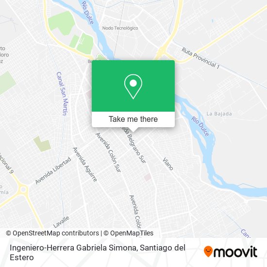 Ingeniero-Herrera Gabriela Simona map