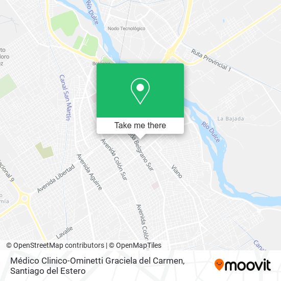 Médico Clinico-Ominetti Graciela del Carmen map