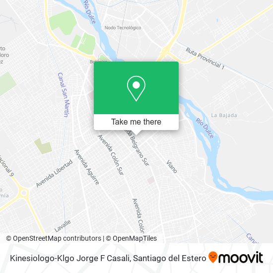 Kinesiologo-Klgo Jorge F Casali map