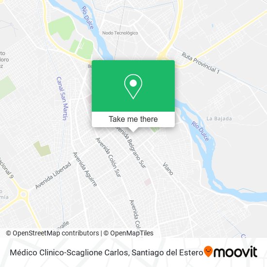 Médico Clinico-Scaglione Carlos map