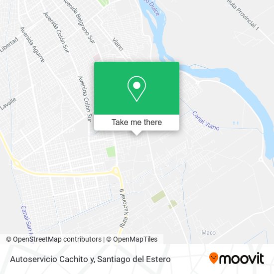 Mapa de Autoservicio Cachito y
