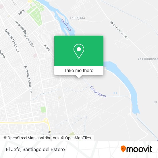 Mapa de El Jefe