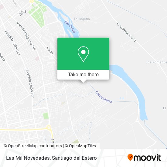 Las Mil Novedades map