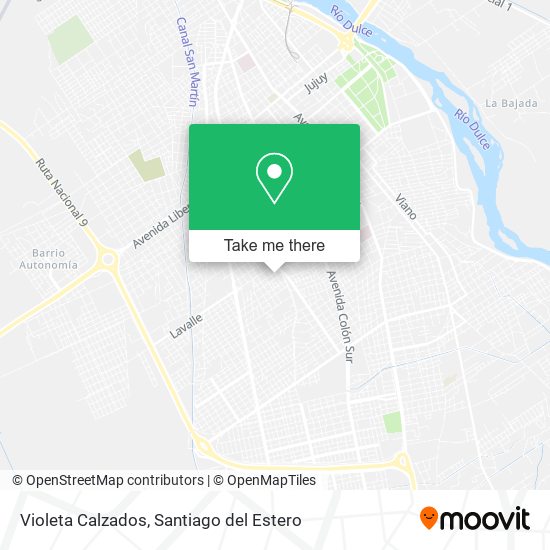 Violeta Calzados map