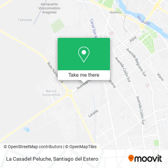 La Casadel Peluche map