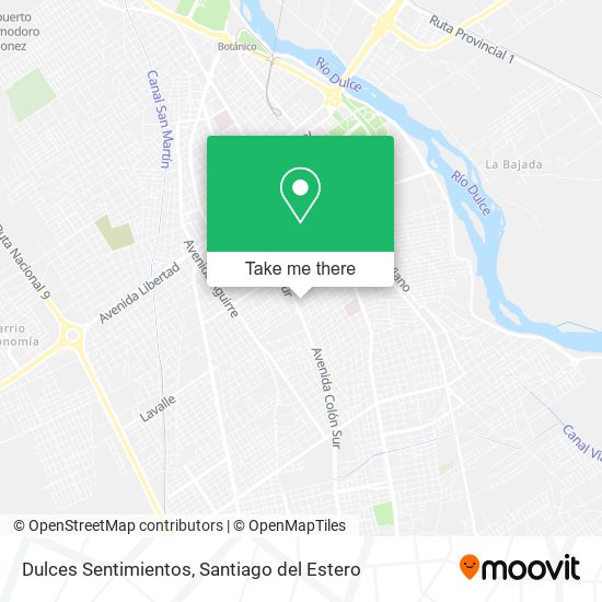 Mapa de Dulces Sentimientos