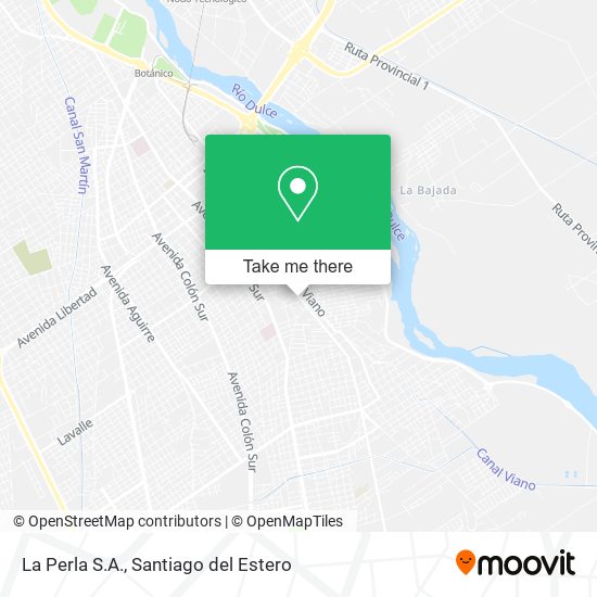 La Perla S.A. map