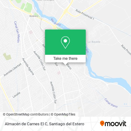 Almacén de Carnes El C map