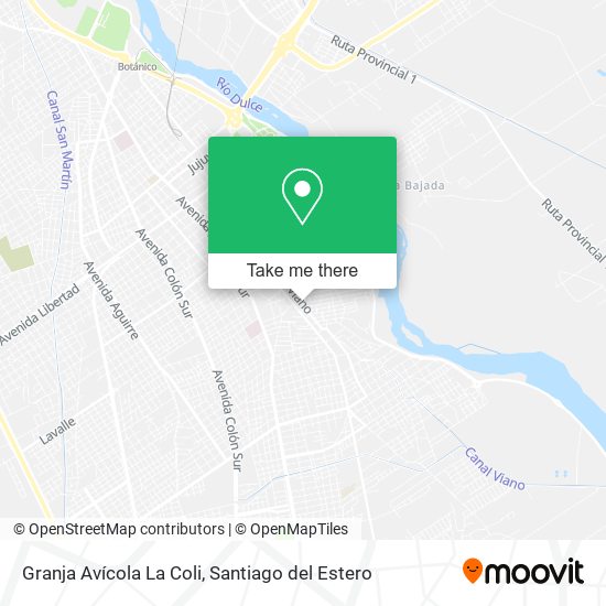 Granja Avícola La Coli map