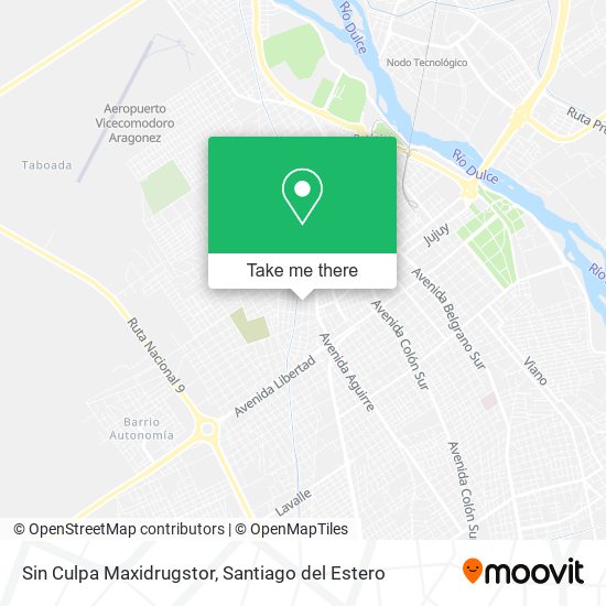 Sin Culpa Maxidrugstor map