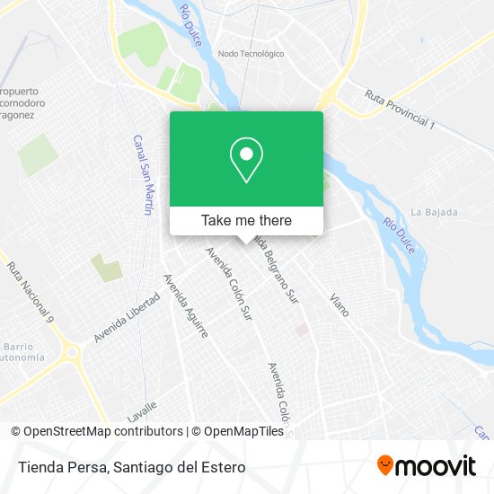 Mapa de Tienda Persa