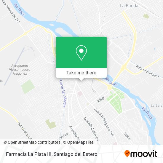 Mapa de Farmacia La Plata III