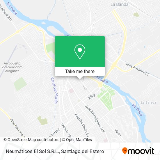 Neumáticos El Sol S.R.L. map