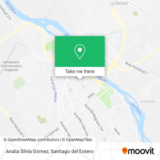 Analia Silvia Gómez map