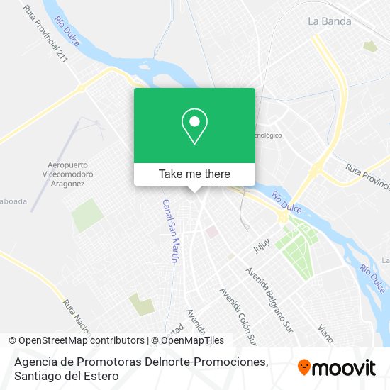 Agencia de Promotoras Delnorte-Promociones map