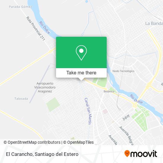 El Carancho map