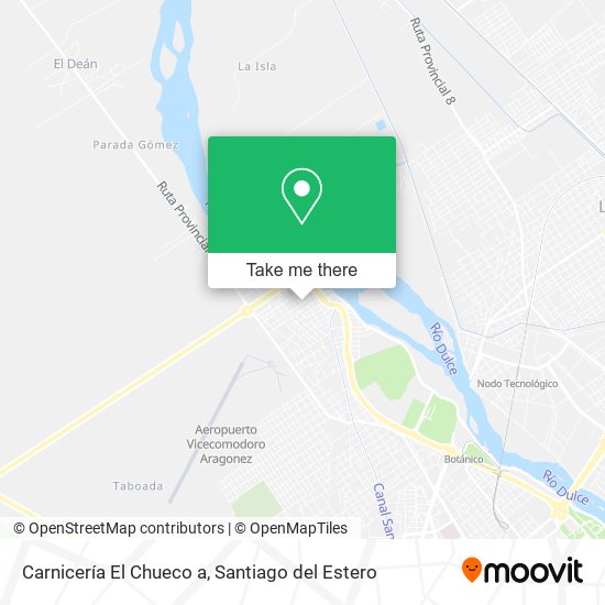 Mapa de Carnicería El Chueco a