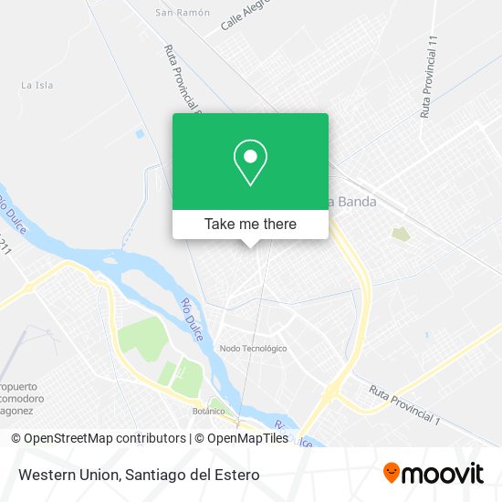 Western Union map