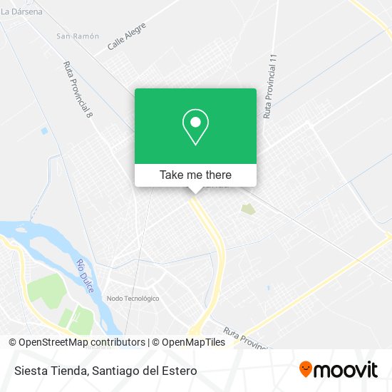 Mapa de Siesta Tienda