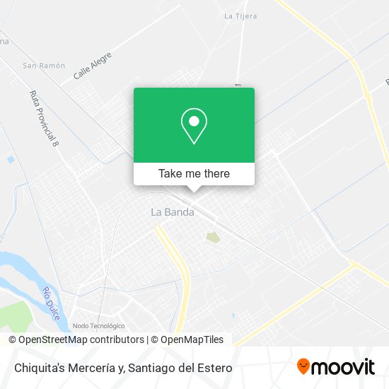 Chiquita's Mercería y map