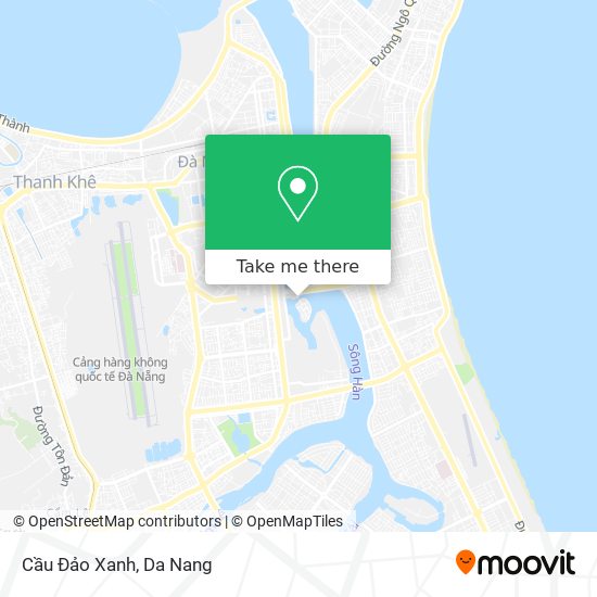 Cầu Đảo Xanh map