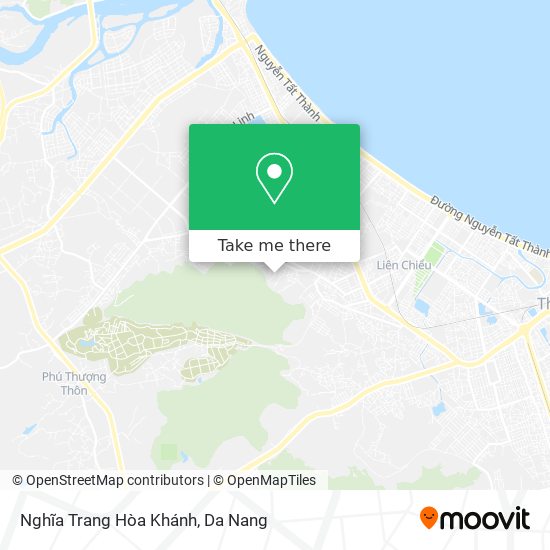 Nghĩa Trang Hòa Khánh map