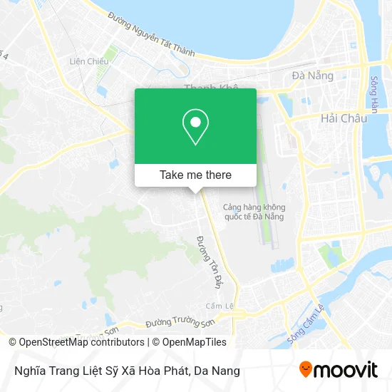 Nghĩa Trang Liệt Sỹ Xã Hòa Phát map